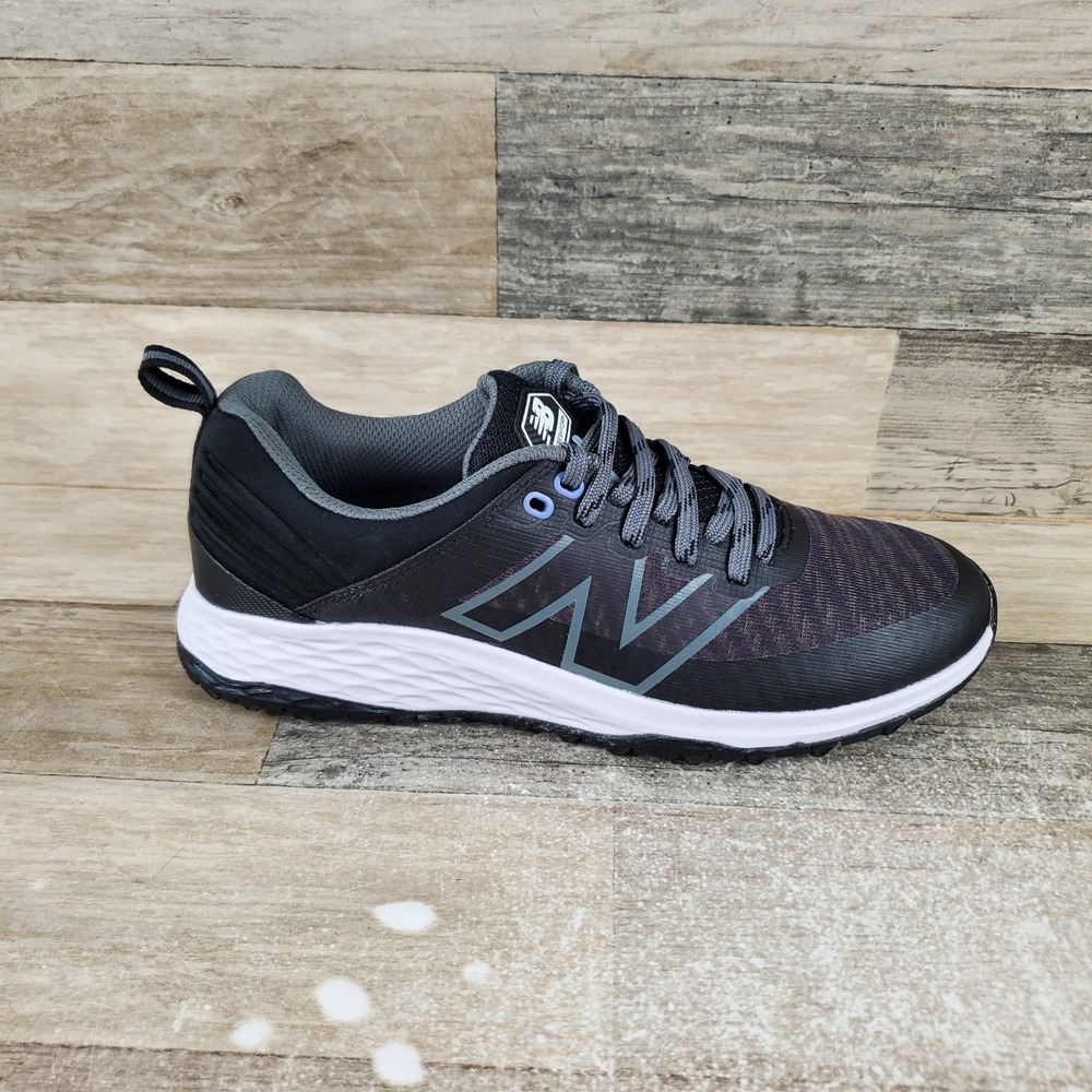 New Balance Fresh Foam Contend V2 Womens Golf Shoes Sz 7.5 D Gray Black WG406BK